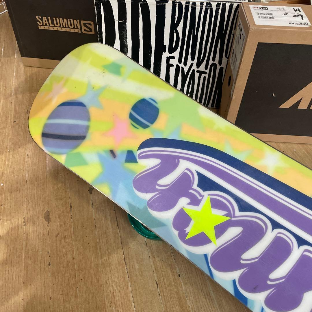 SALOMON×RIDE　サロモン　ライド　バインディング付スノーボードセット