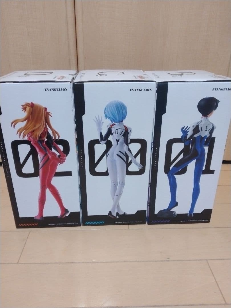 エヴァンゲリオン一番くじB賞C賞D賞新品未開封3体セット