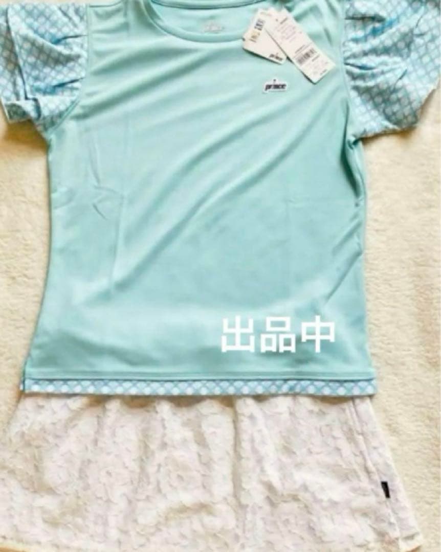 No.445 Prince 涼し気レースの豪華なスコート☆White☆XL☆新品