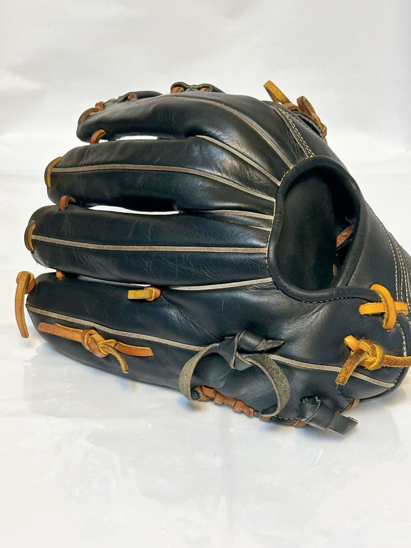 ★良型・即戦力★ ミツワタイガー 軟式 内野用グローブ 深め 小指二本仕様
