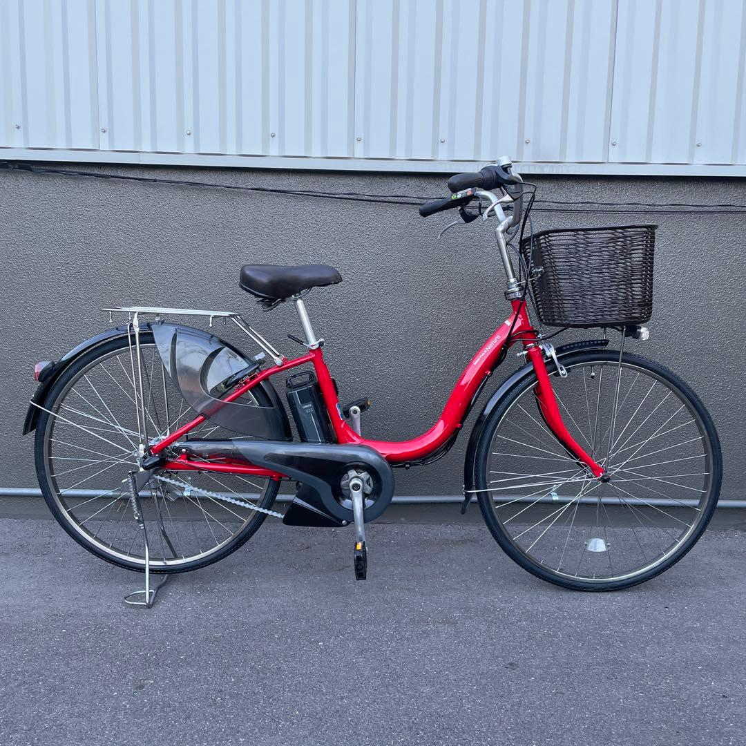 ヤマハ電動アシスト自転車26インチ バッテリー12.3Ah大容量