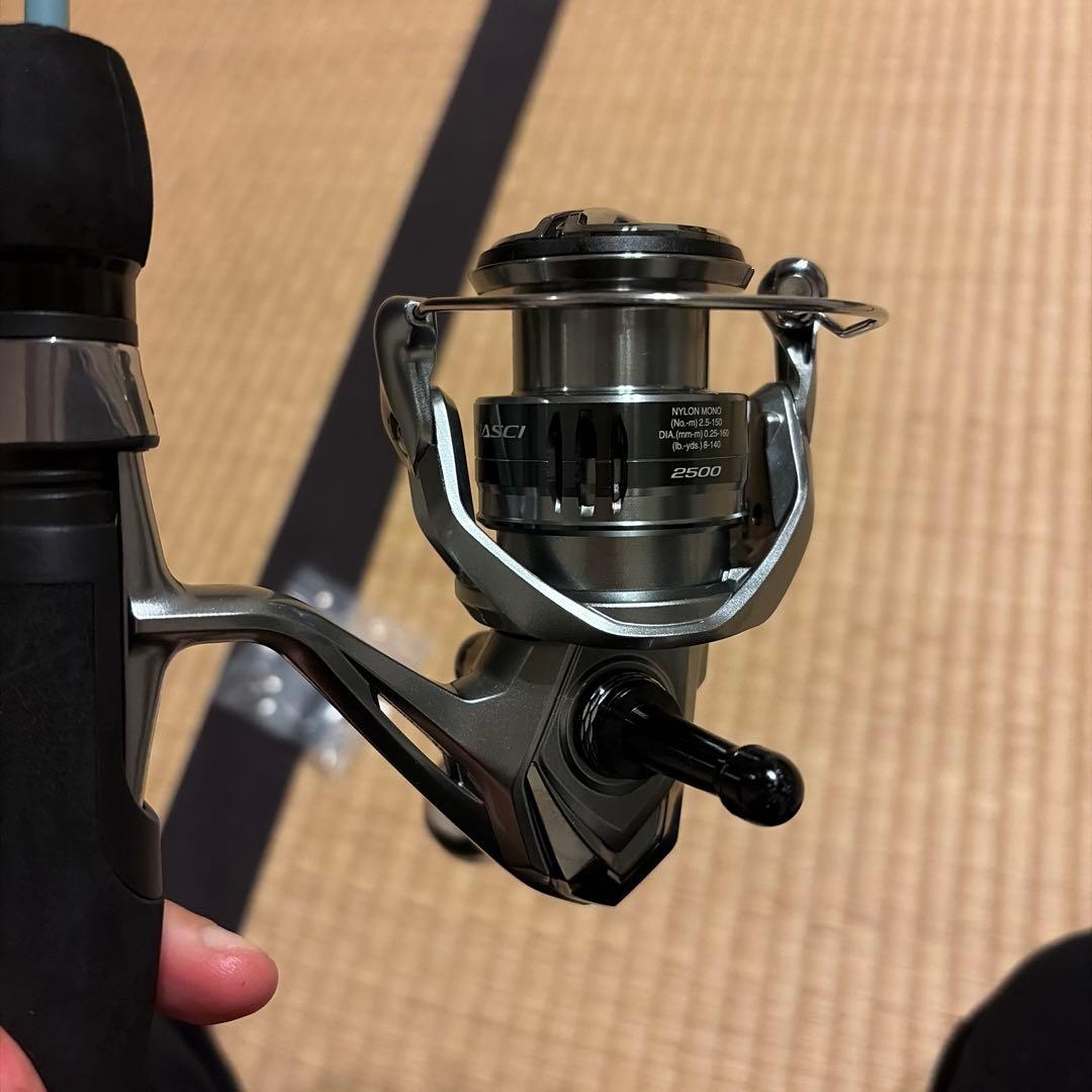 21ナスキー 2500 ゴメクサス カスタム 穴釣り タックル セット シマノ