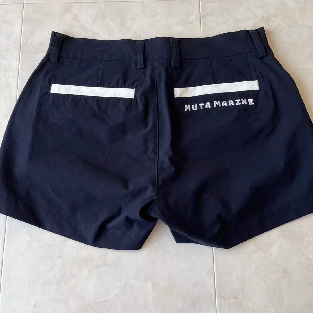極美品✨muta marineゴルフウェア セットアップ 0&1 レディース 紺