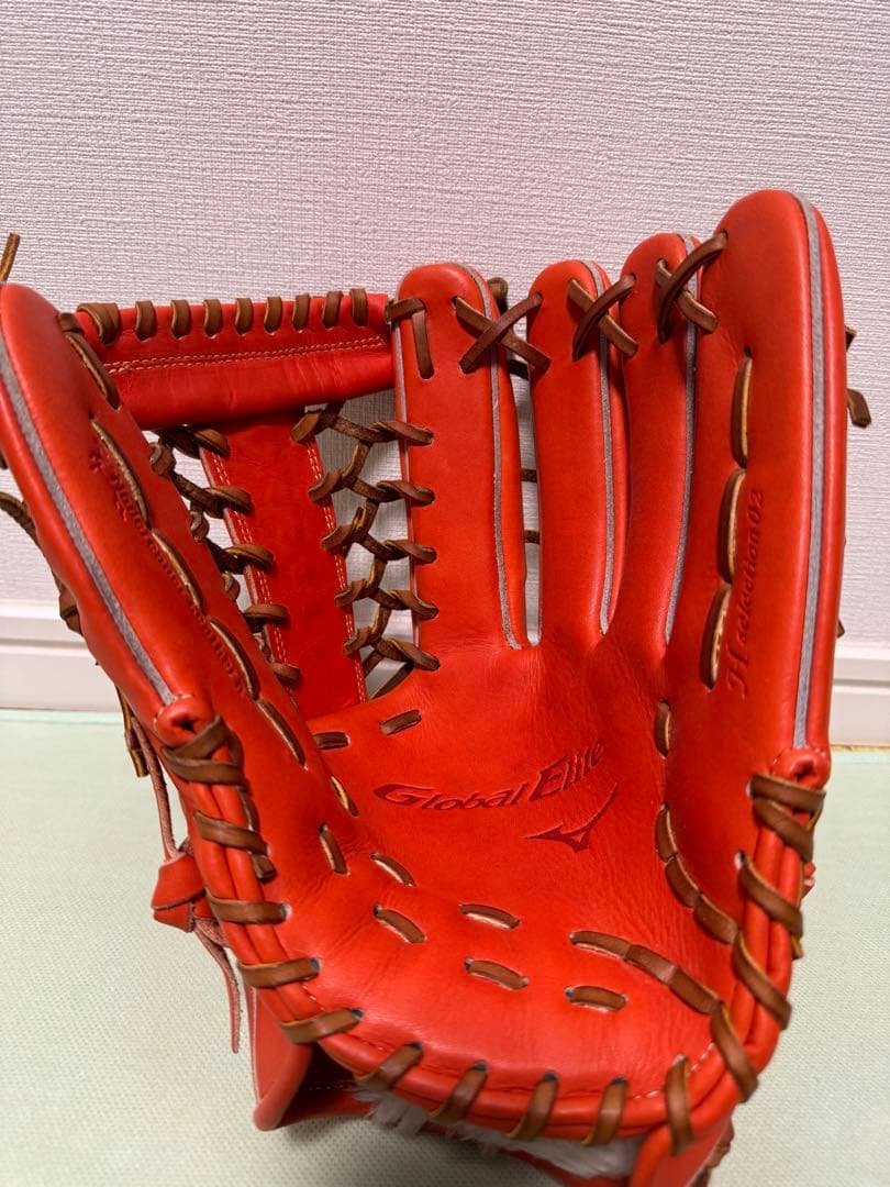 ミズノ 軟式 グローバルエリート Hセレクション02 右投げ用