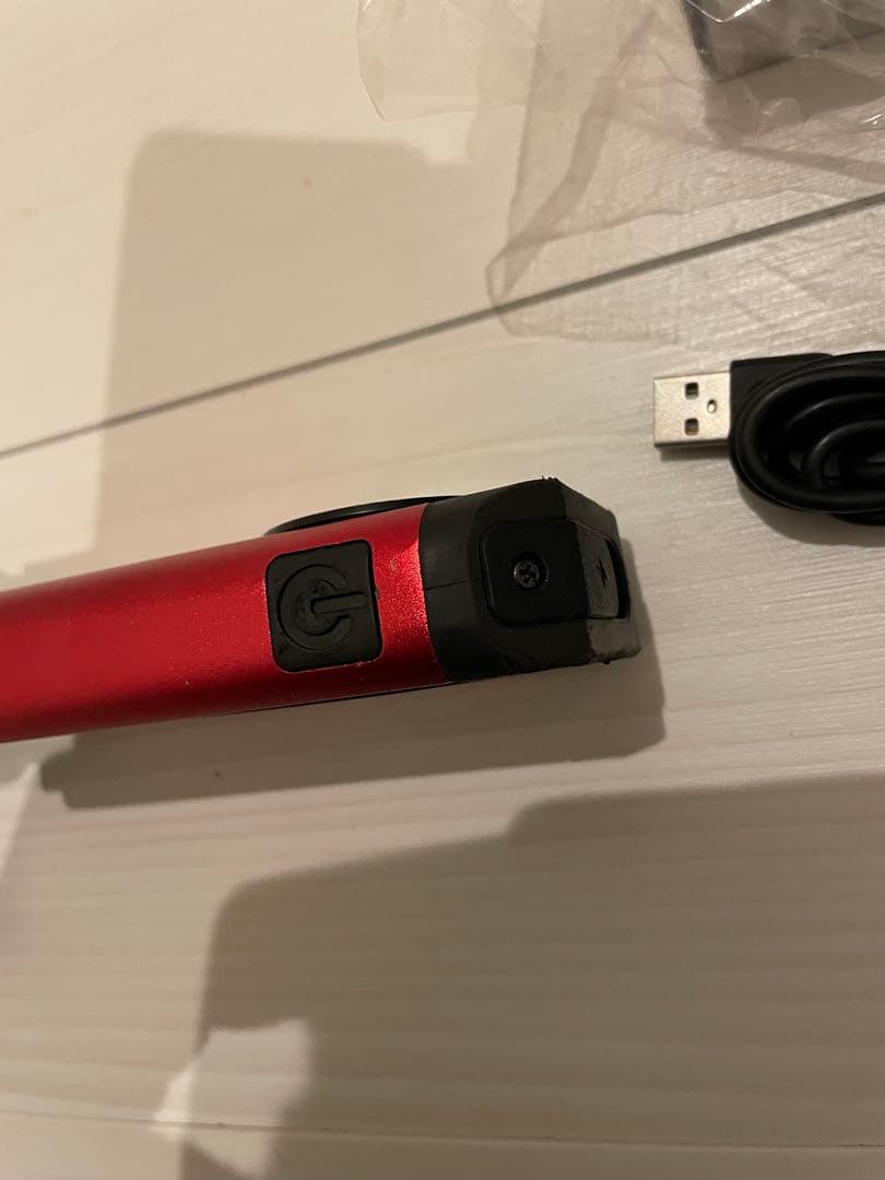 Snap-on LEDハンディライト レッド 充電器付