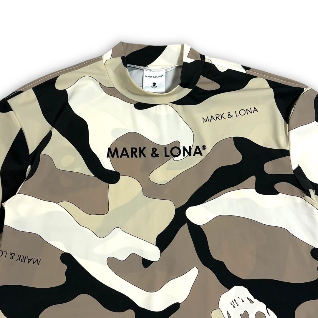 MARK&LONA マークアンドロナ モックネック ストレッチ 半袖 カモ