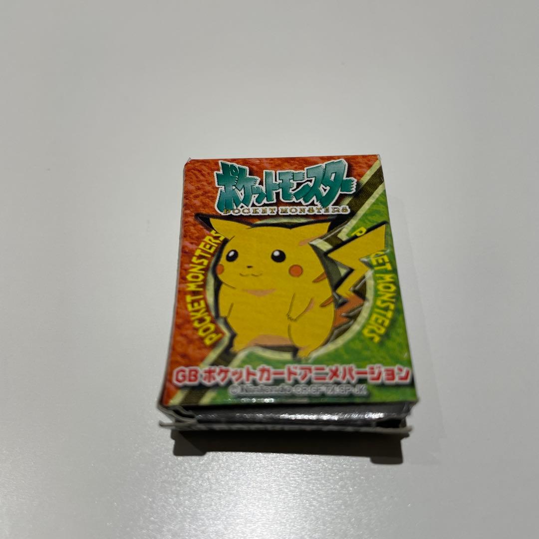 ①ポケモン　ブロスカード 129枚とゲムボーイのミニおもちゃ
