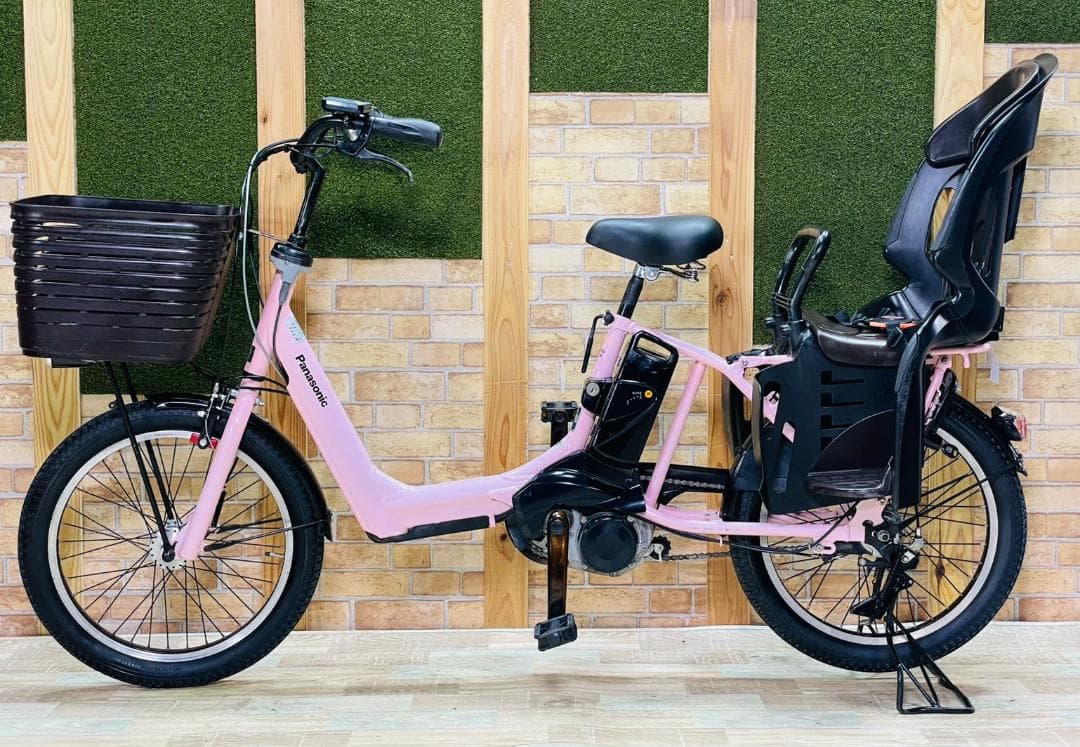 王様 激レアピンク ギュットアニーズ子供乗せ電動アシスト自転車 H3762