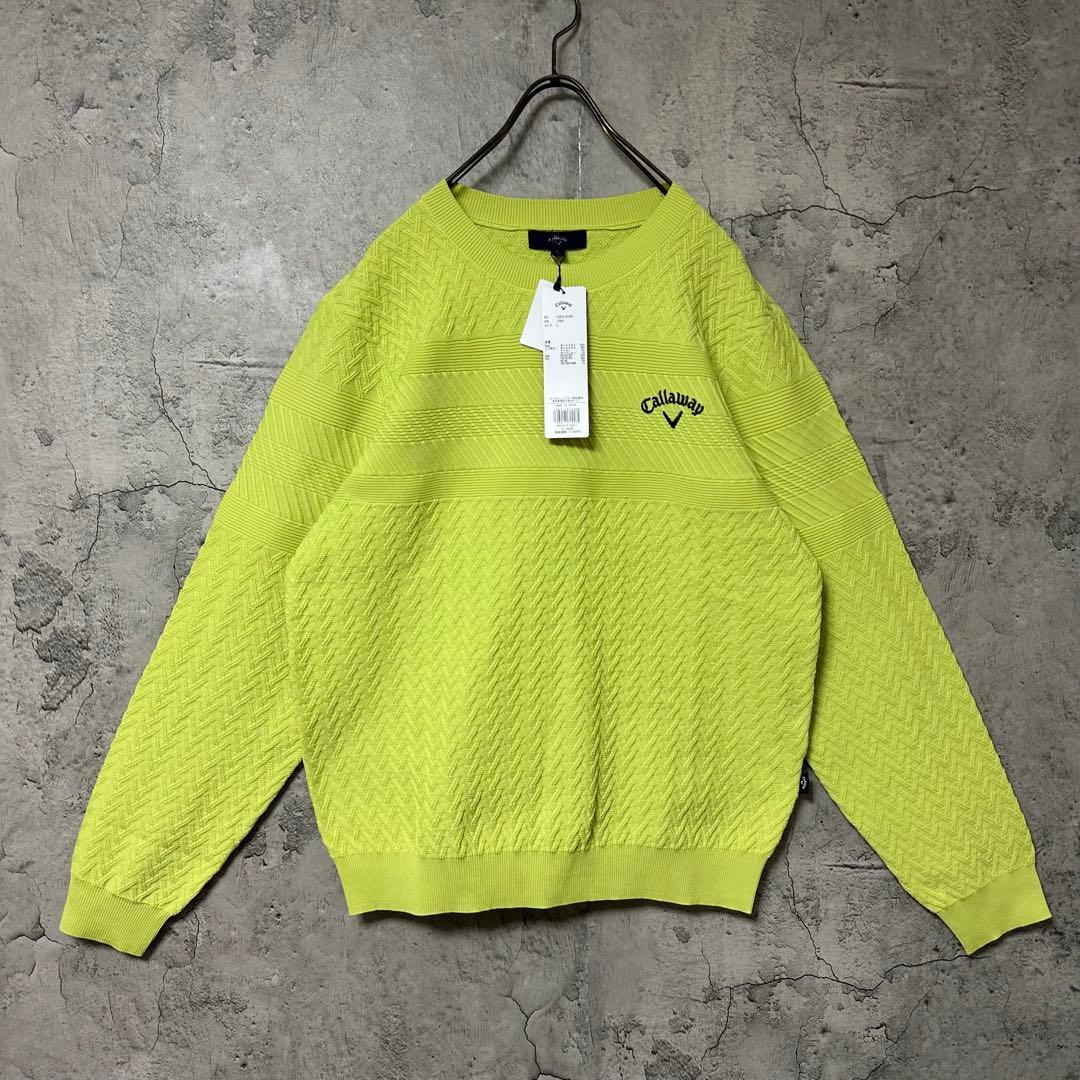 【超人気◎】Callaway　クルーネックニット　刺繍　新品タグ付　完売モデル◎