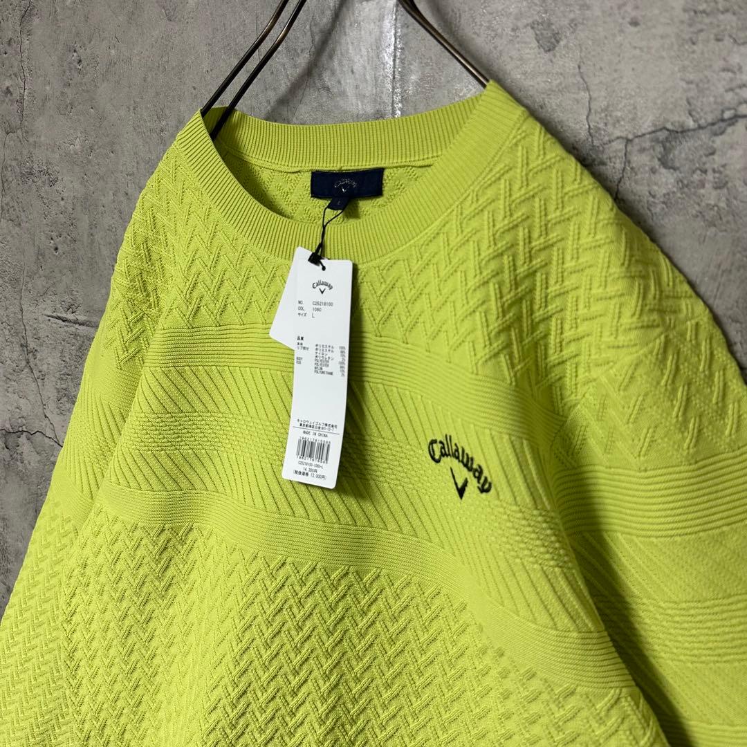 【超人気◎】Callaway　クルーネックニット　刺繍　新品タグ付　完売モデル◎