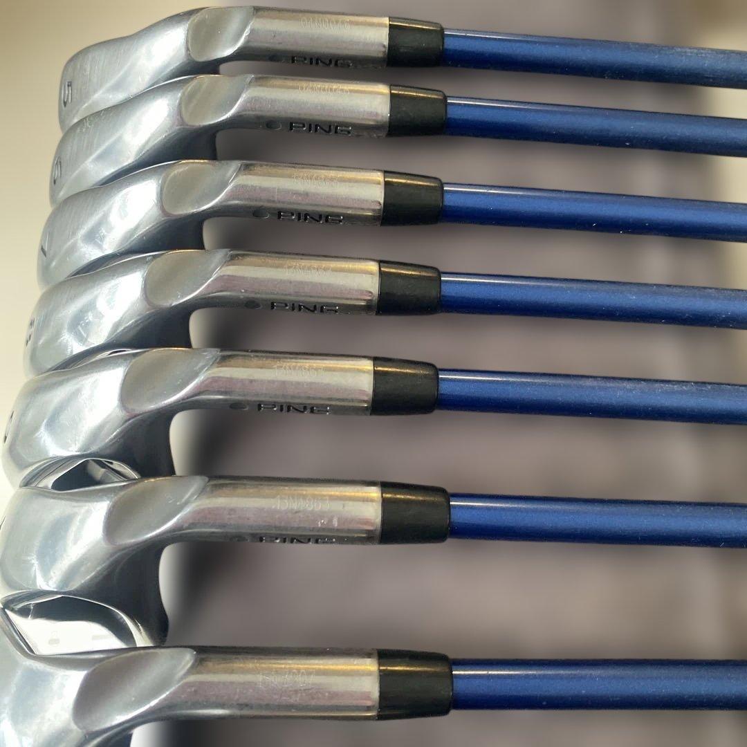 PING G アイアンセット 8本　青シャフト