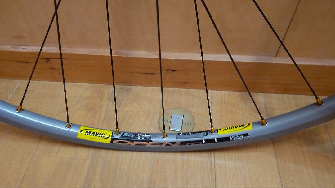 Mavic Open Proとデュラエースハブの手組ホイール