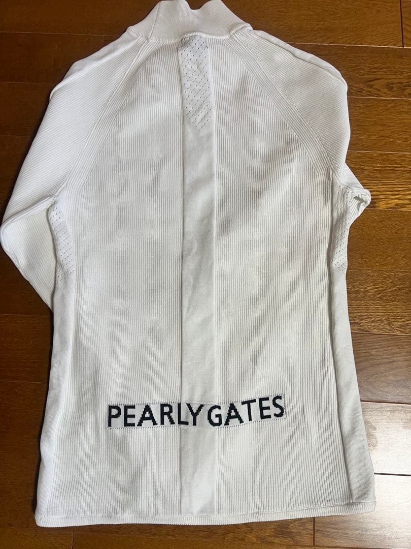 春用PEARLY GATES ホワイトタートルネックシャツ