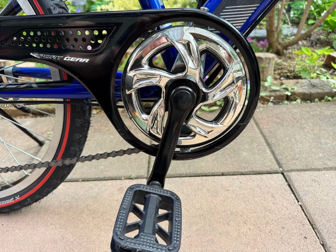 22インチ　ブリヂストン 子供用自転車 青