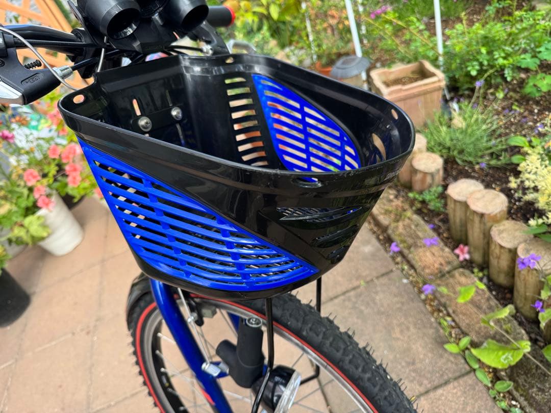 22インチ　ブリヂストン 子供用自転車 青
