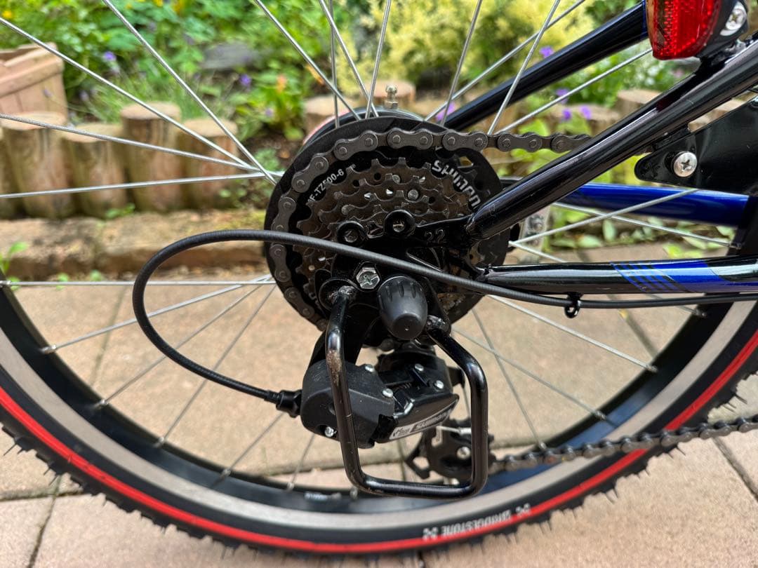 22インチ　ブリヂストン 子供用自転車 青