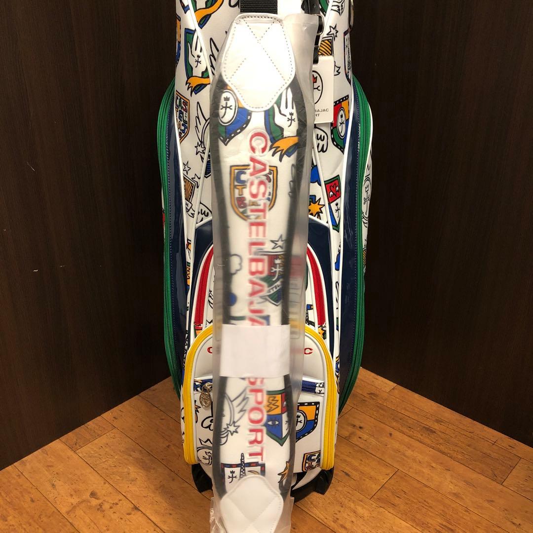 【新品】CASTELBAJAC CBC034 キャディバッグ ホワイト