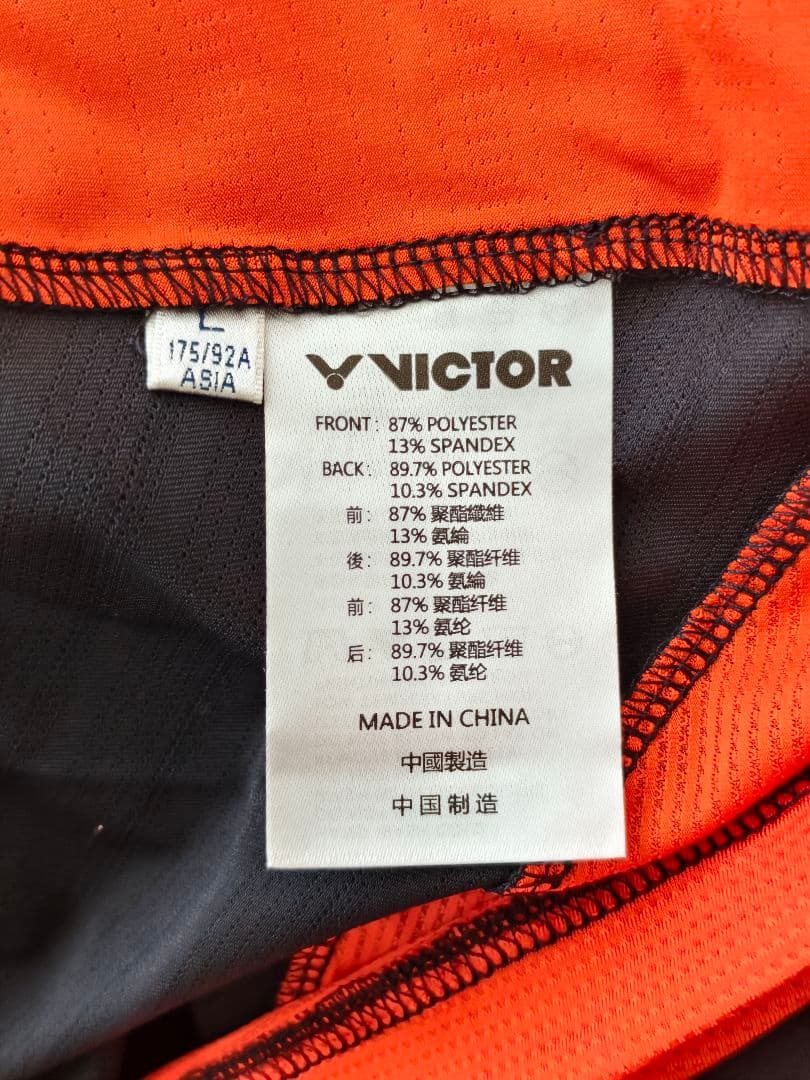 VICTORマレーシアバドミントン代表選手着用モデル シャツ李宗偉LCW