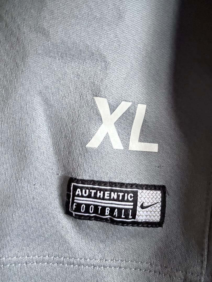 Nike フットボールジャージ XL グレー