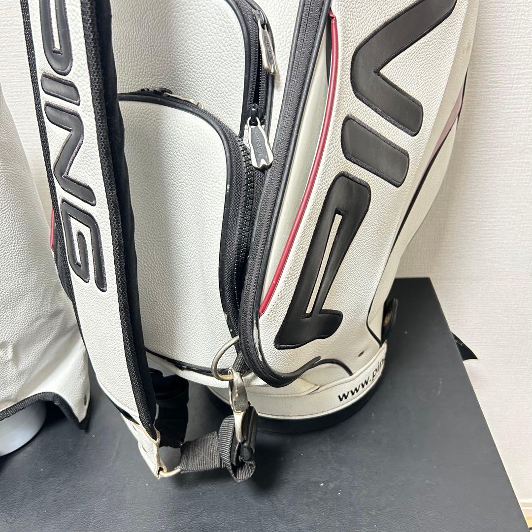 PING ツアー仕様 キャディバッグ 9.5インチ プロモデル 3点式ベルト