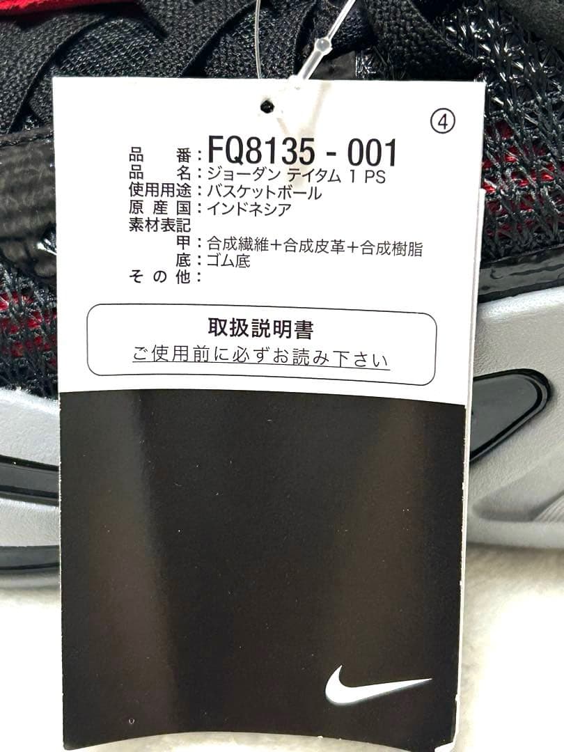 NIKE ジョーダンテイタム1PS 21㎝