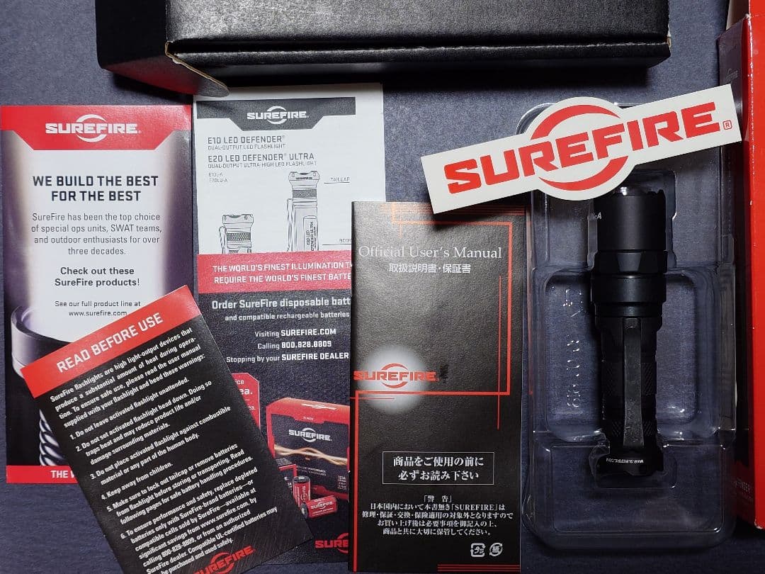 【新品未使用正規品】 SUREFIRE E1D LED DEFENDER