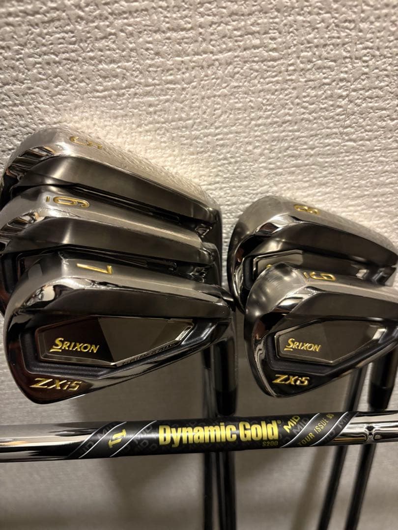 SRIXON ZXi5 ブラッククロム アイアン6本セット　条件付きカバーおまけ