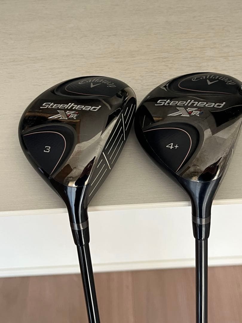 キャロウェイ スチールヘッドXR フェアウェイウッド　3W 4+W 2本セット！