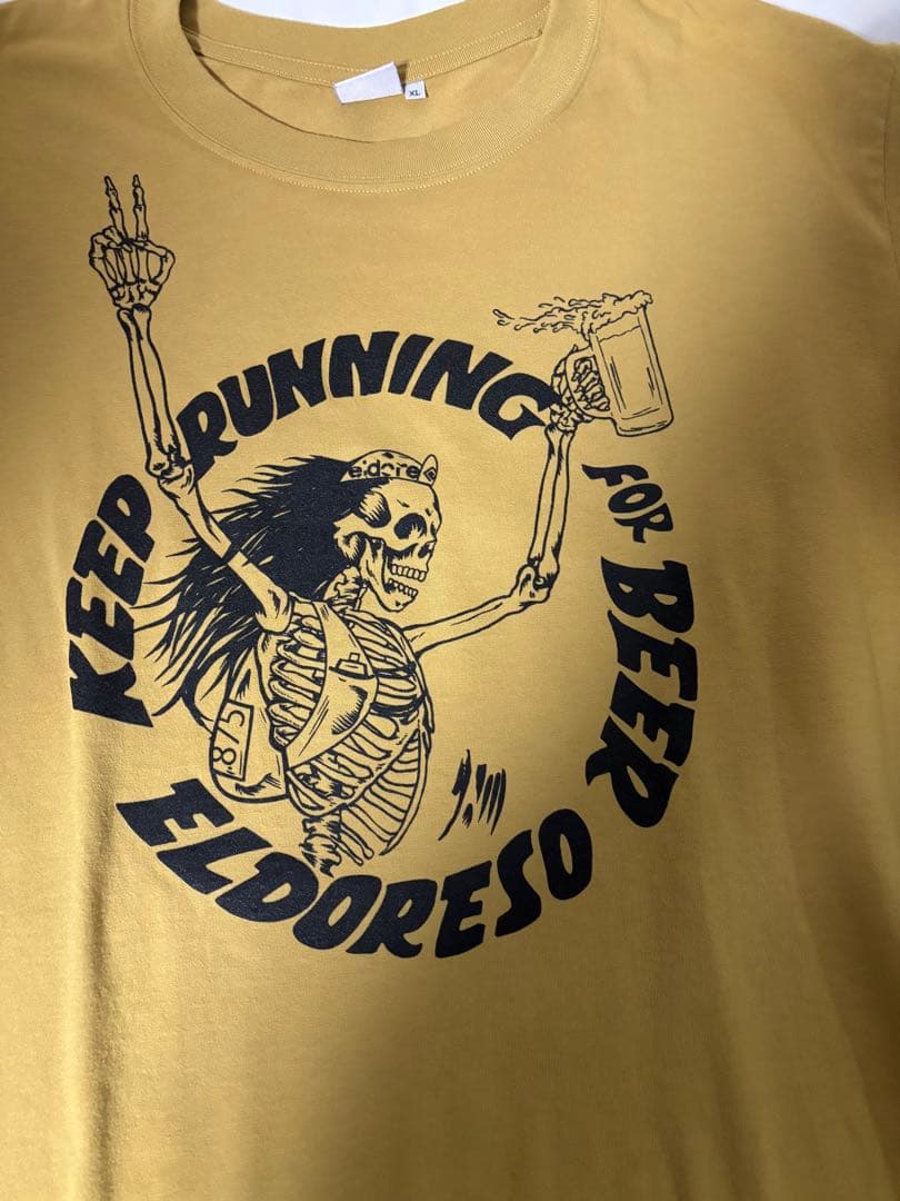 XL エルドレッソ KEEP RUNNING FOR BEER T BRING