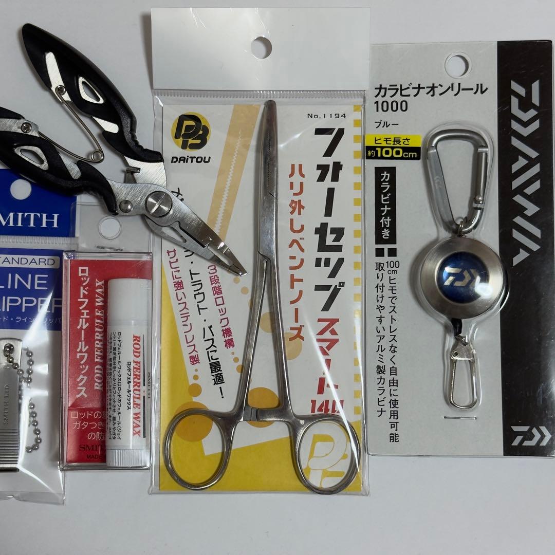 渓流トラウト ツール12点 ランディングネット SMITH DAIWA