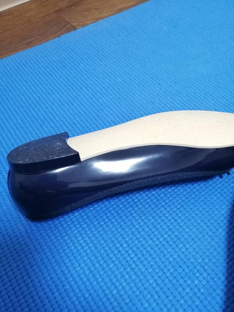 未使用級 repetto サンドリオン　バレエシューズ　フラット 紺 39