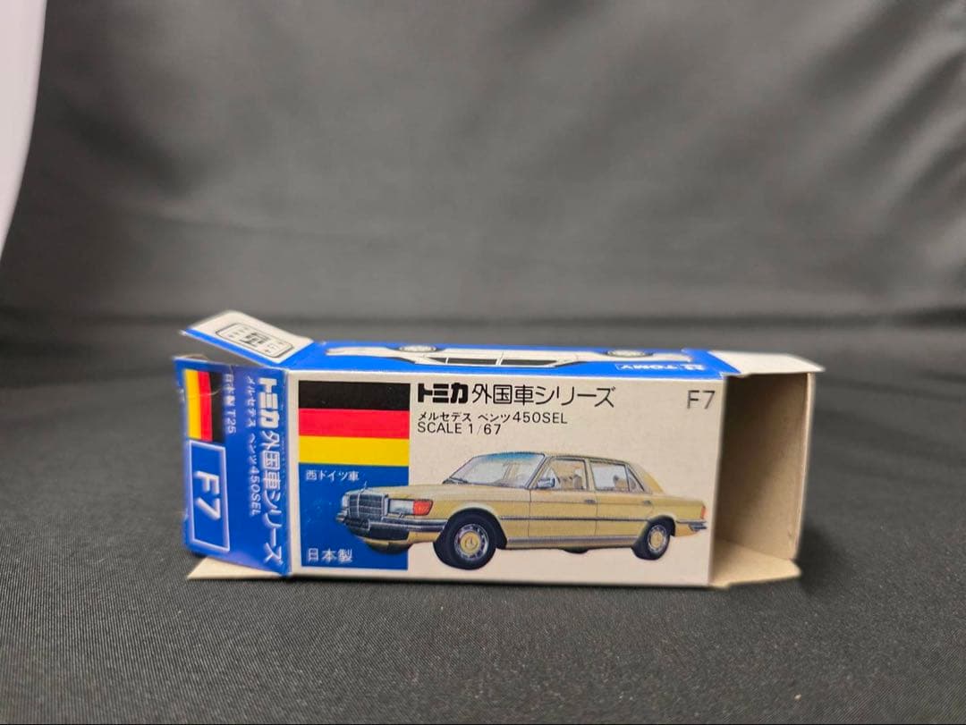 トミカ青箱F7メルセデス・ベンツ450ＳＥＬ(日本製)②輸出TC