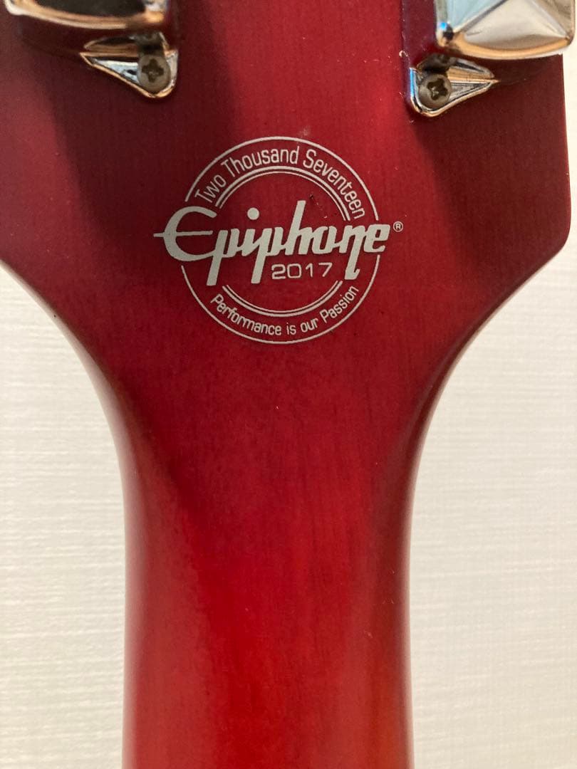 Epiphone Les Paulスタイル エレキギター レッド