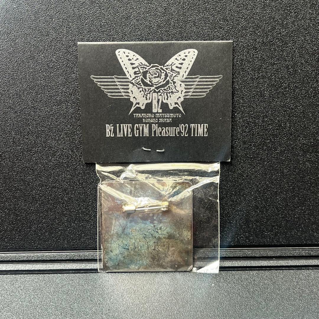 B'z BZ LIVE GYM Pleasure'92 TIME ピンバッジ