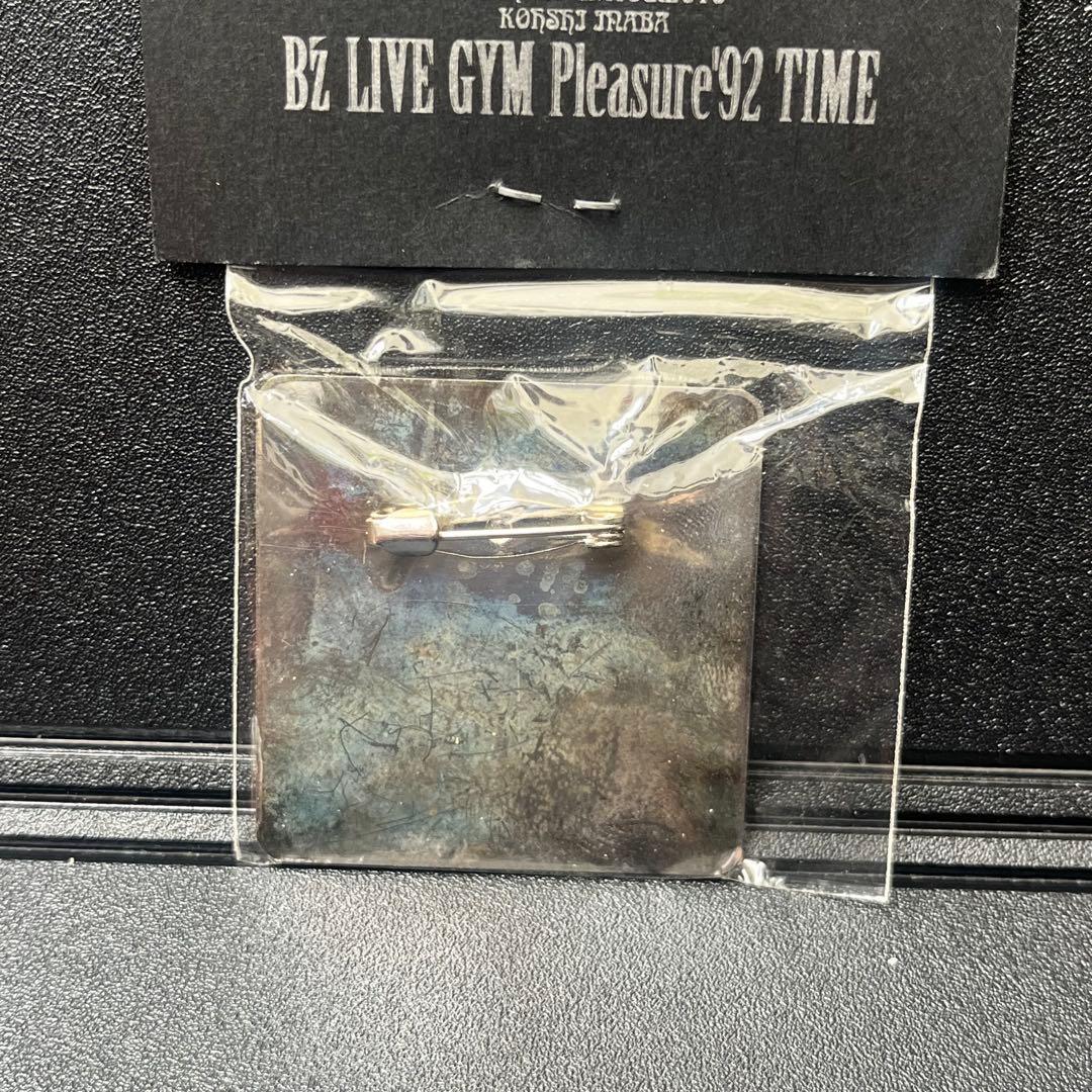 B'z BZ LIVE GYM Pleasure'92 TIME ピンバッジ