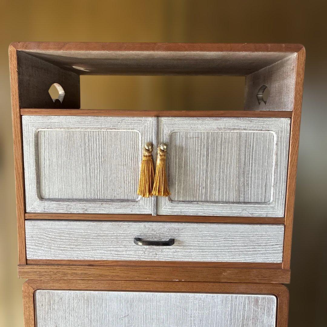 桐製三味線スタンド　箪笥