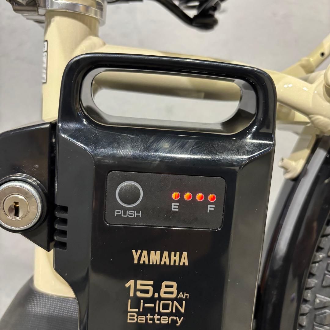 Yamaha 電動アシスト自転車 クリーム色 20インチ
