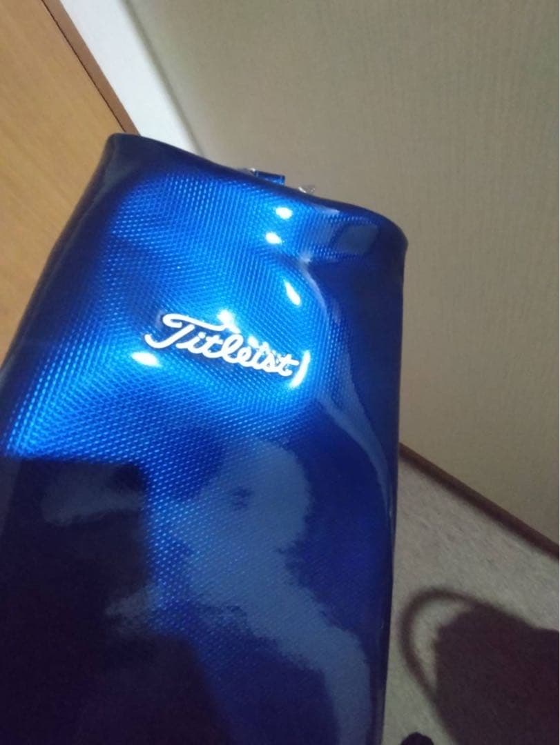 Titleist スタンドエナメルキャディーバッグ＋ヘッドカバー4点