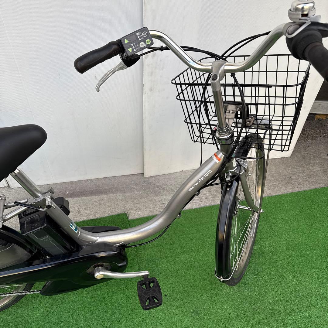 YAMAHAヤマハ電動アシスト自転車24インチ 12.3Ah シルバー