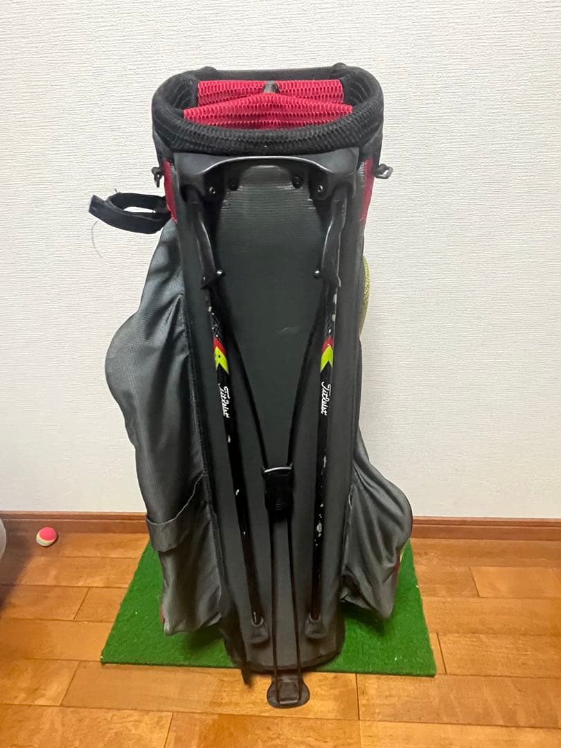 Titleist キャディバッグ 赤/黒/黄