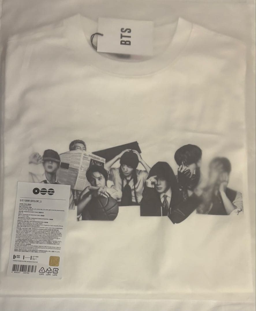 【新品未開封】BTS フルメンバー Tシャツ POP-UP L