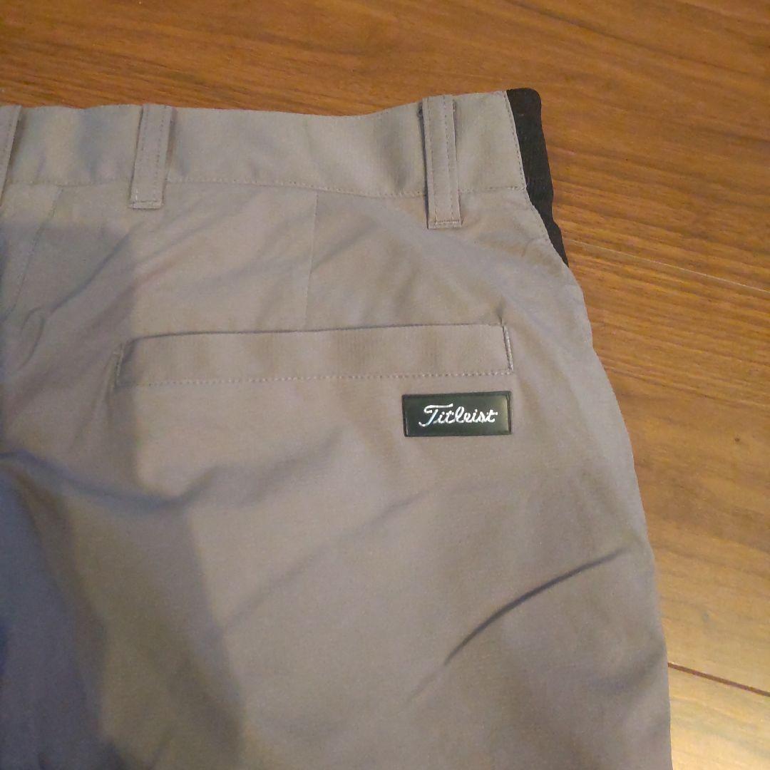 【新品】タイトリスト ゴルフ メンズ 中綿入りウィンドパンツ 撥水 М グレー