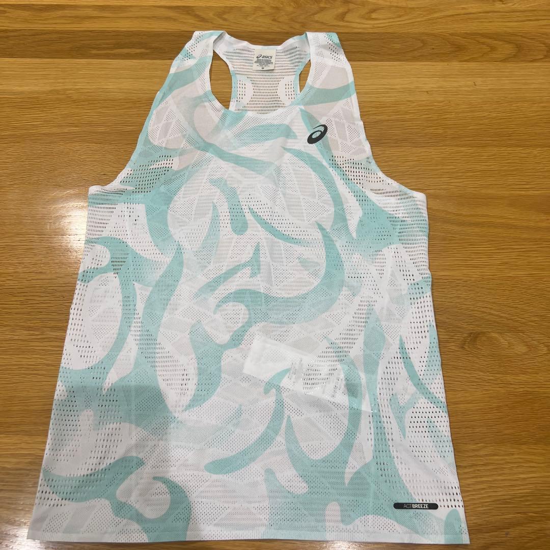 asicsアシックスRUN グラフィック シングレット XS