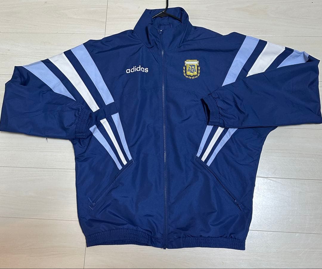 adidas AFA ピステ ウィンドブレーカー ネイビー
