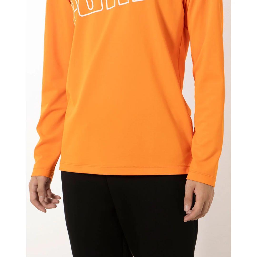 【PUMA / プーマ】BIGロゴ 吸水速乾 ストレッチ長袖モックネックシャツL
