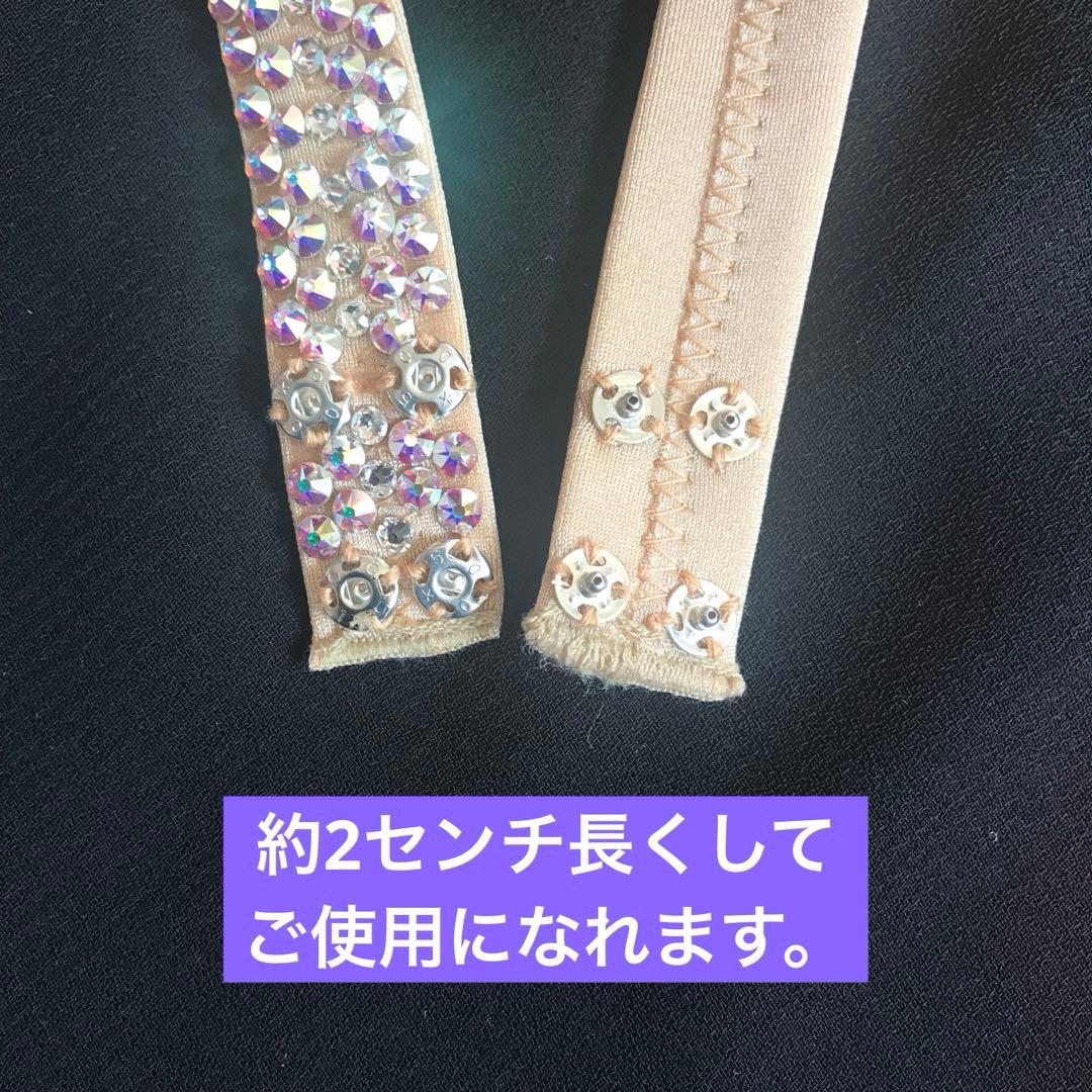 K9とスワロフスキー の美しいチョーカー　社交ダンス☆ベリーダンス