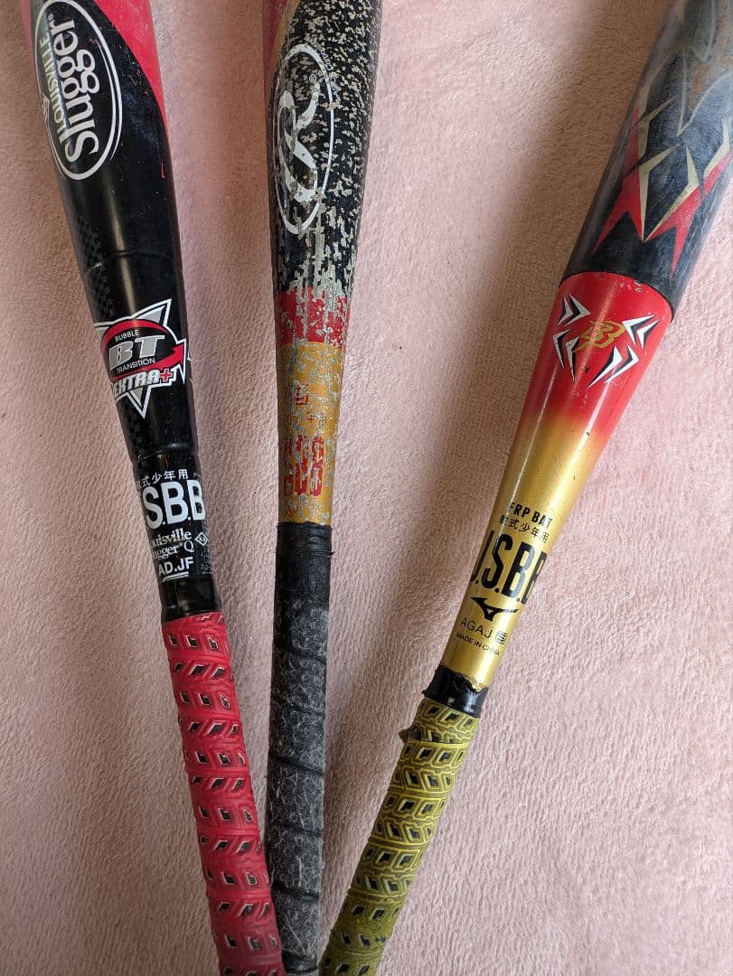 Slugger ビヨンド等 少年用軟式バット 3本セット