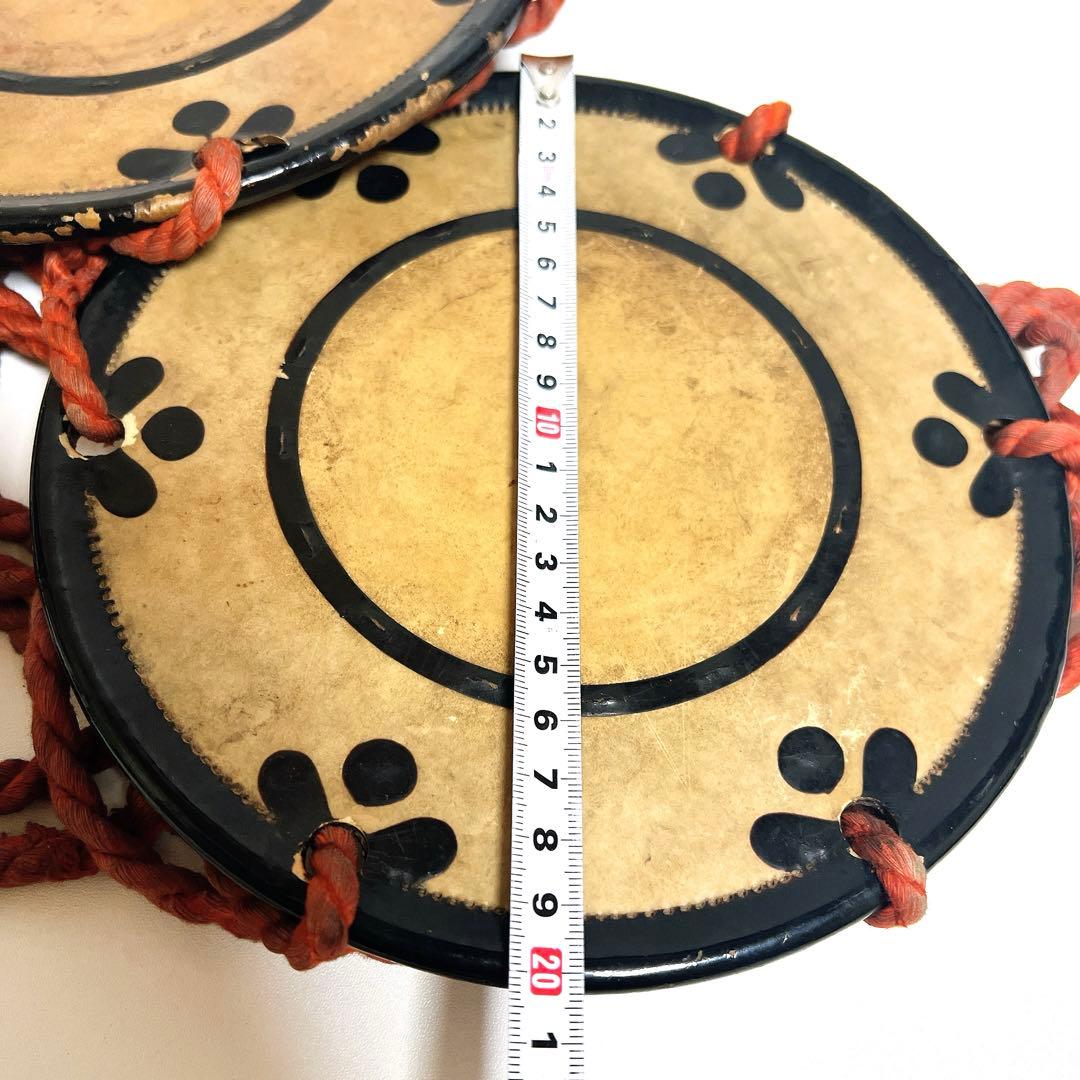 【希少】鼓　蒔絵　小鼓　胴　和楽器　漆塗り　伝統芸能　能 歌舞伎　金彩