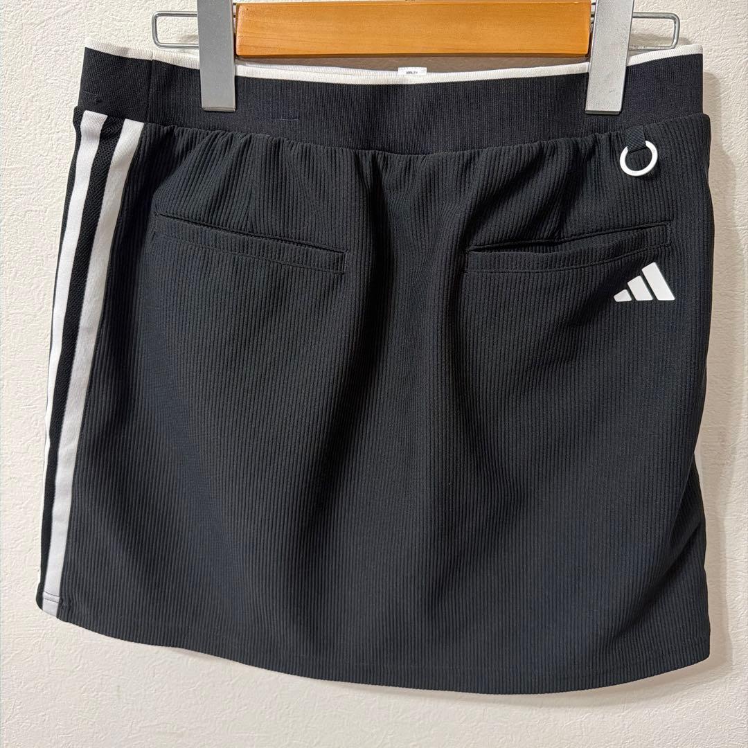 【美品】adidas ブラック Tシャツ スカートセット　L