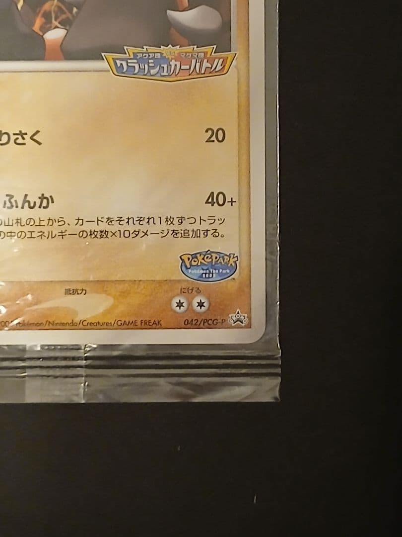 ポケモンカード　グラードン　ポケパーク　プロモ　未開封